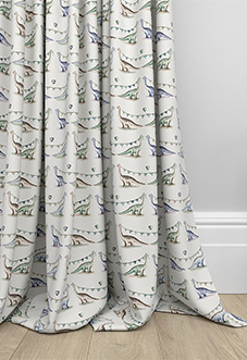 Jurassic Joust, Bunting Knightly - Made to Measure Curtains